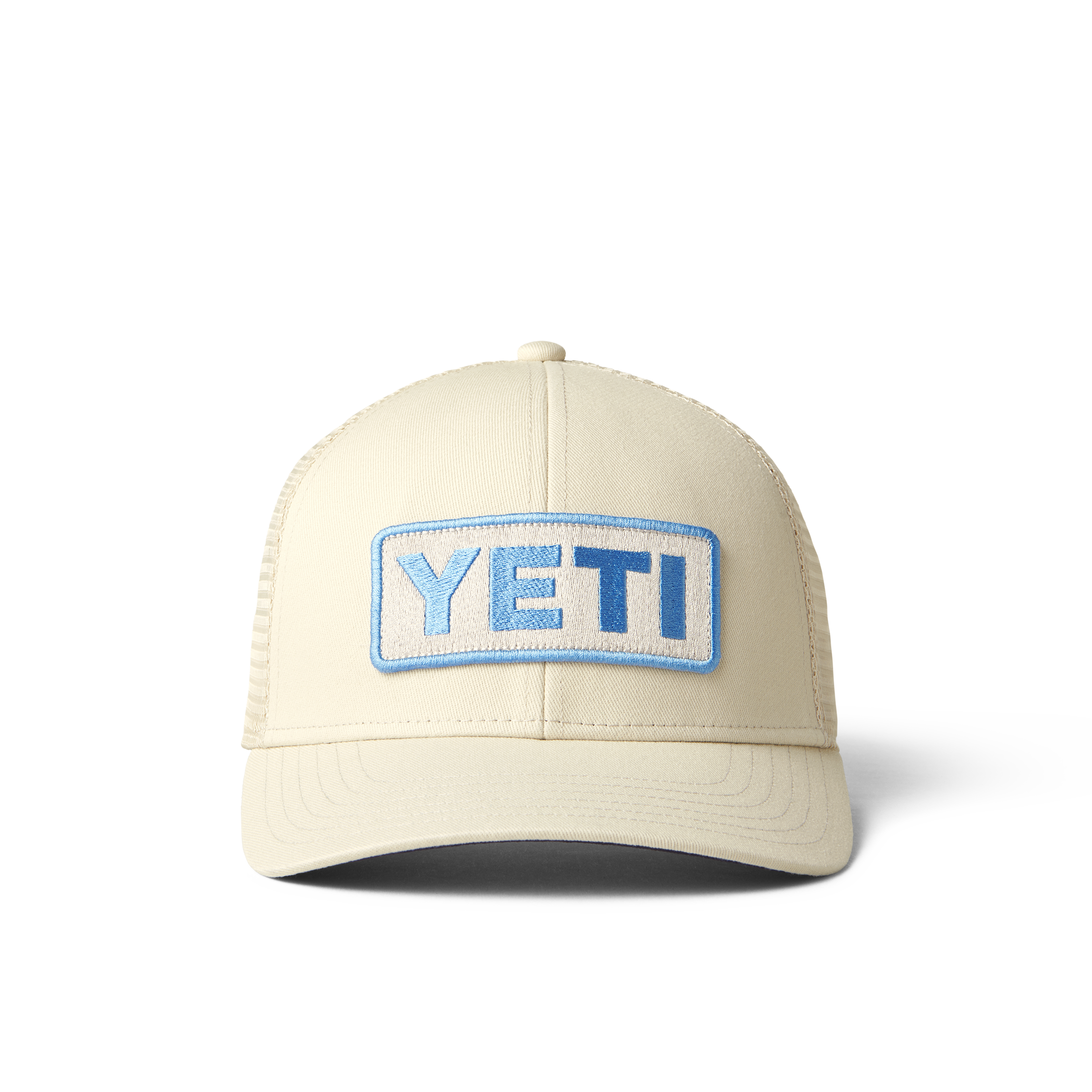 YETI / Mid-Pro Logo Badge Trucker Hat - King Crab Orange / White