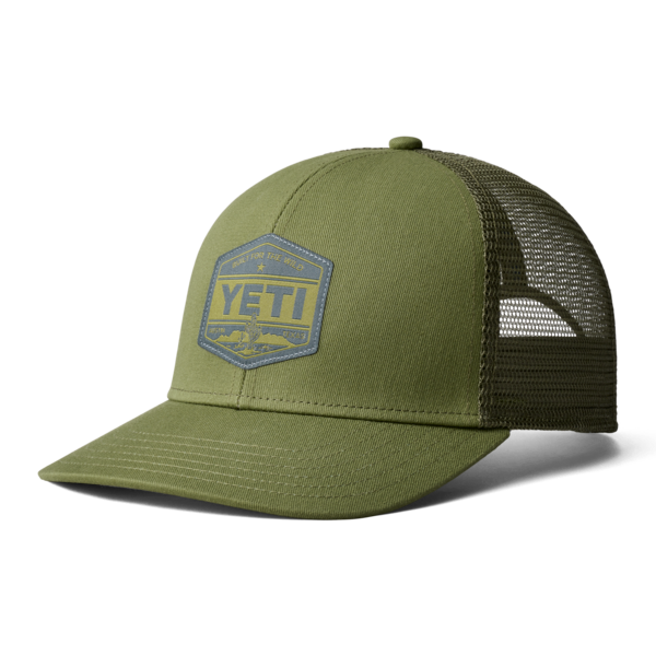 YETI BFTW S23 Trucker Hat Dark Moss