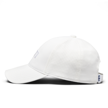 YETI™ Logo Structured Performance Hat White