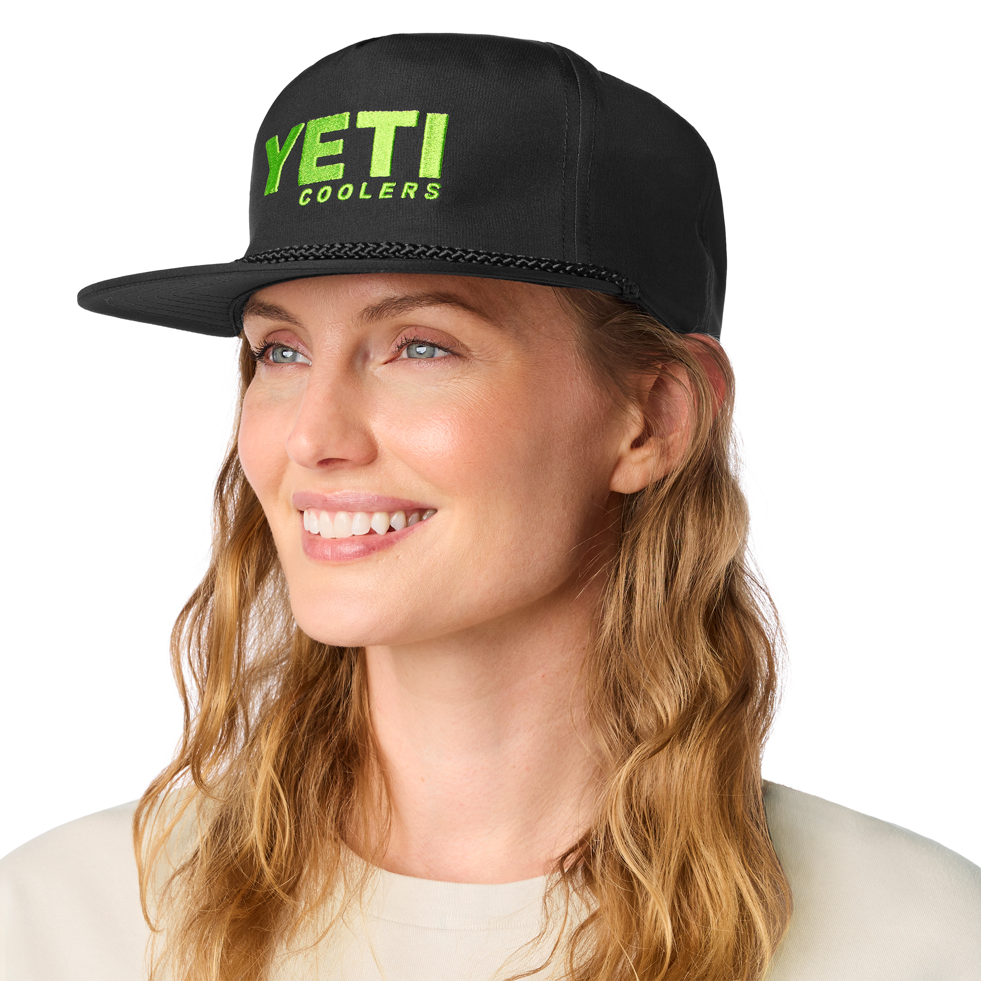 Yeti Coolers® Flat Brim Rope Hat Green