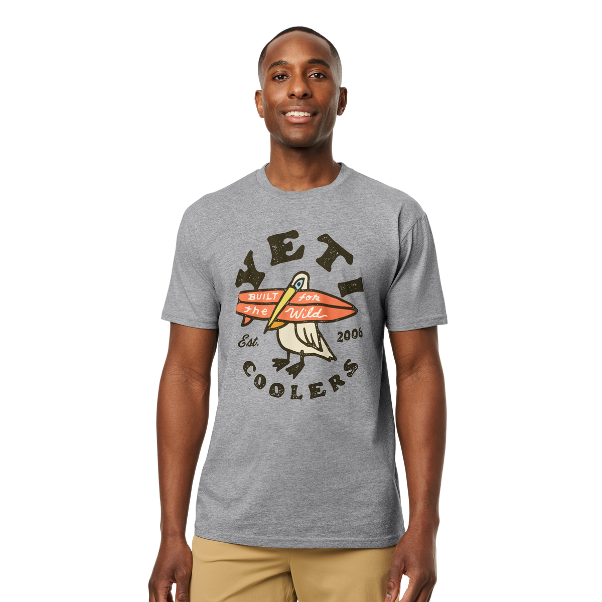 YETI Surf Pelican Short Sleeve T-Shirt Gre