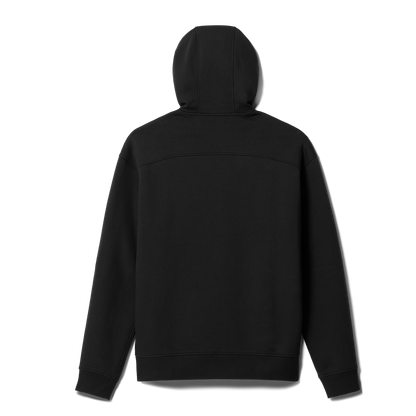 YETI Logo Badge Full Zip Hoodie Black