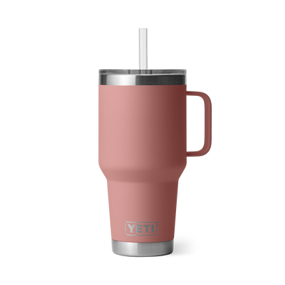 YETI Rambler® 35 oz (710 ml) Straw Mug Sandstone Pink