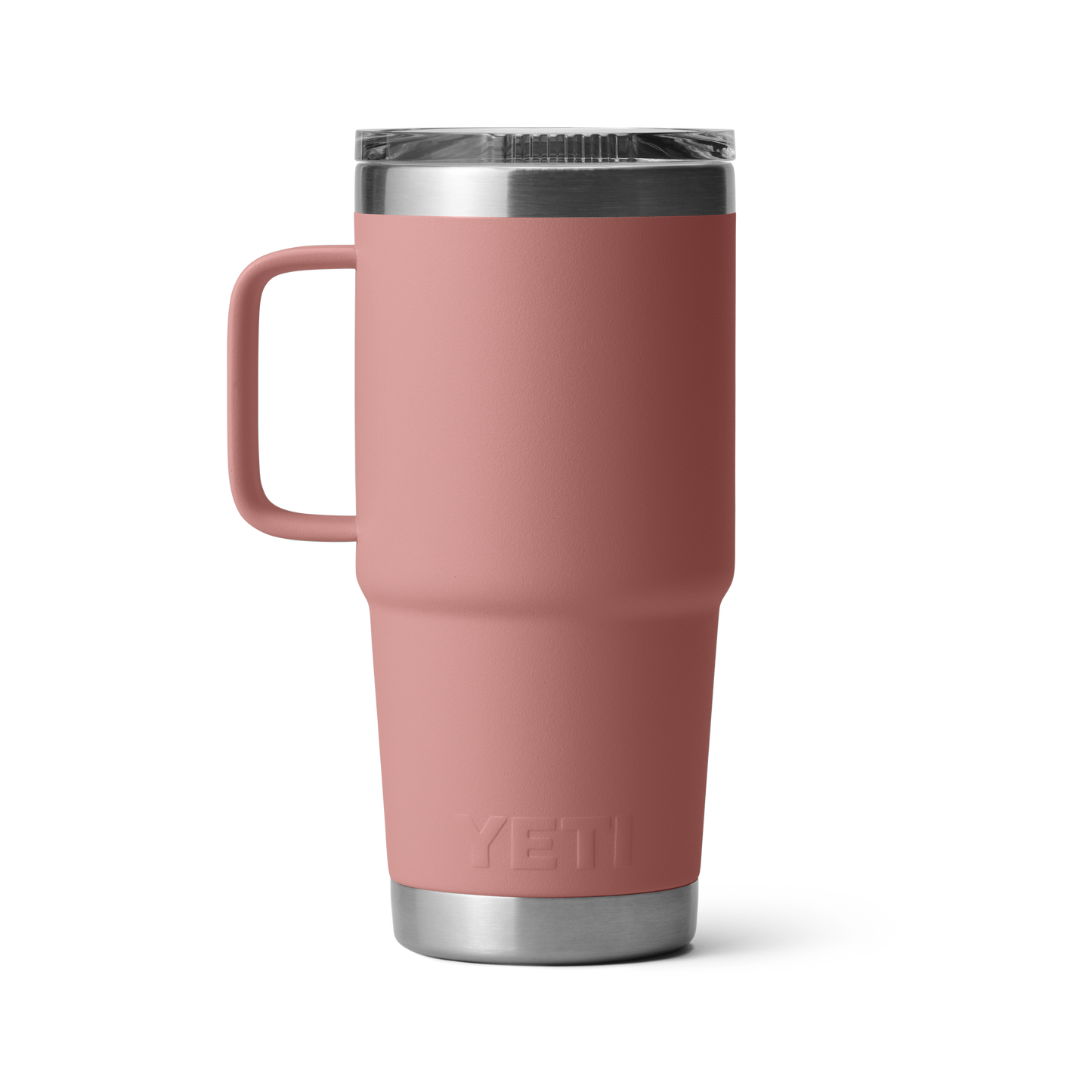 YETI Rambler® 20 oz (591 ml) Travel Mug Sandstone Pink