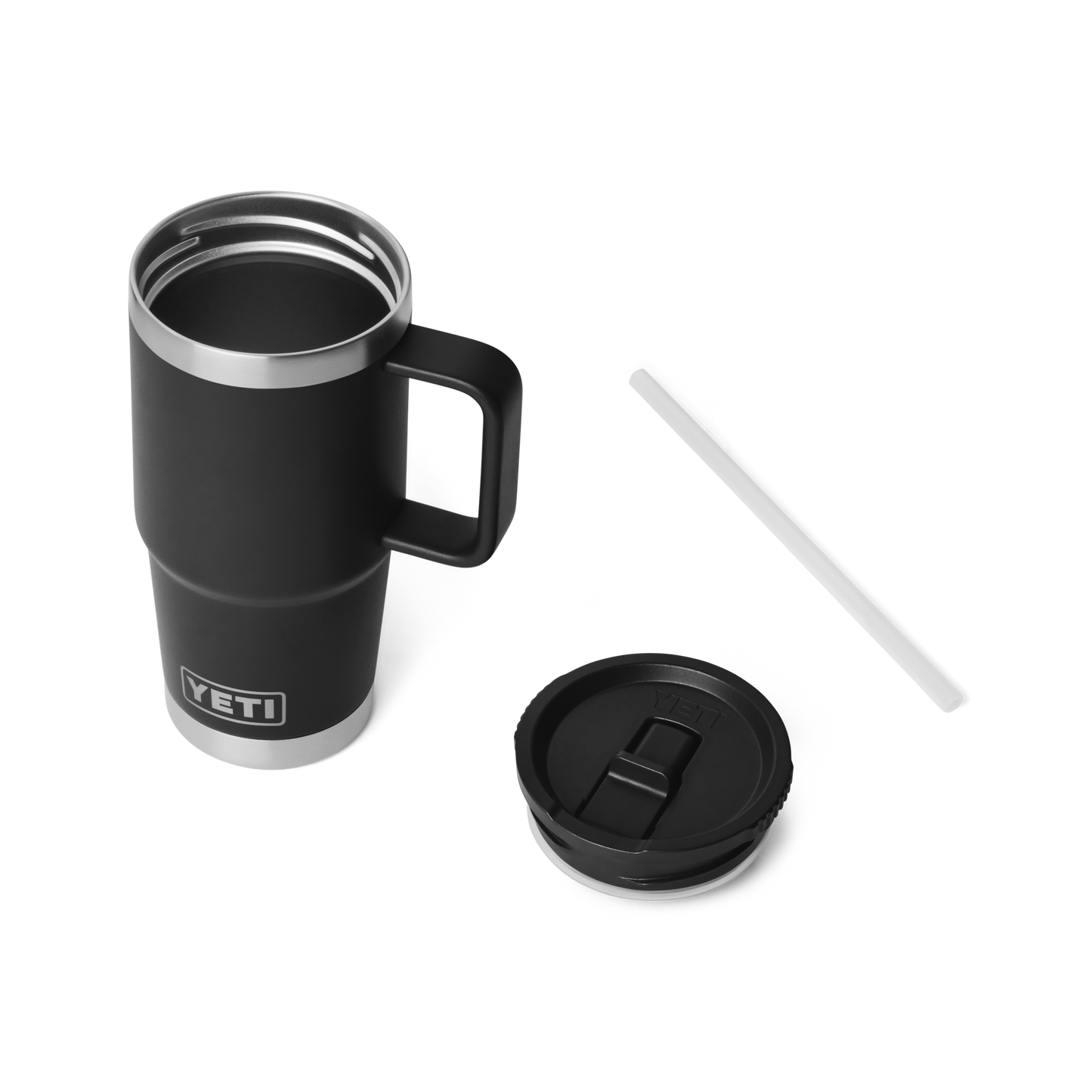 YETI Rambler® 20 oz (591 ml) Travel Straw Mug Black