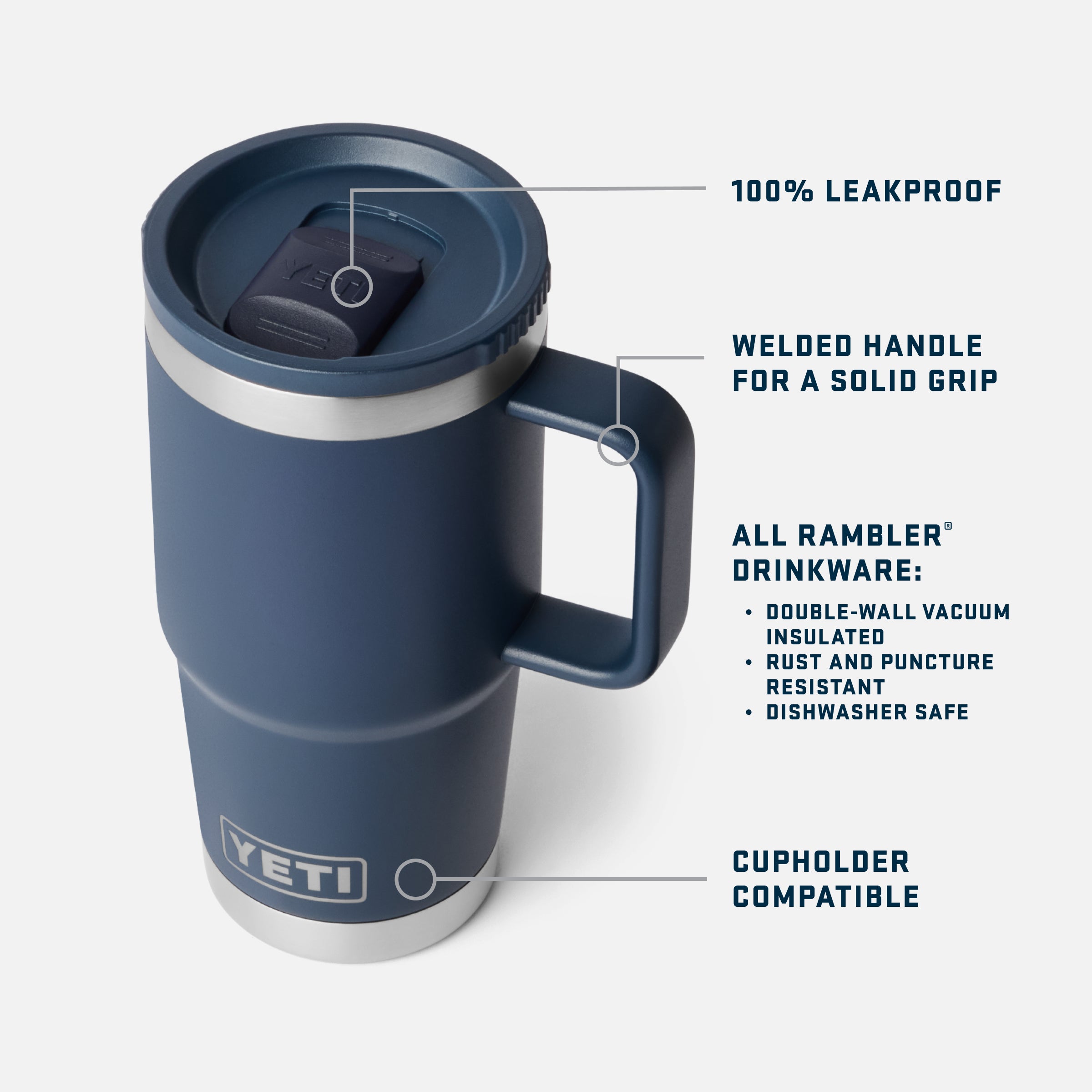 YETI Rambler® 20 oz (591 ml) Travel Mug 2.0 – YETI EUROPE