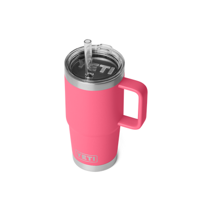 YETI Rambler® 25 oz (739 ml) Straw Mug 2.0 Tropical Pink
