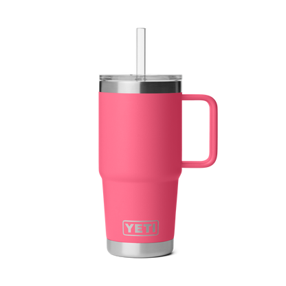 YETI Rambler® 25 oz (739 ml) Straw Mug 2.0 Tropical Pink