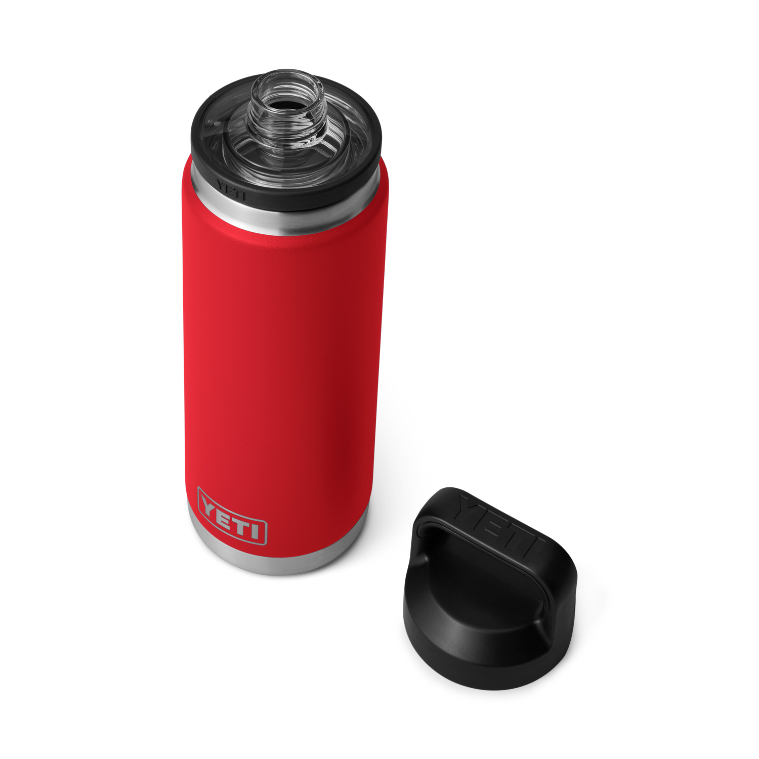 YETI Rambler® 26 oz (760 ml) Bottle With Chug Cap Rescue Red