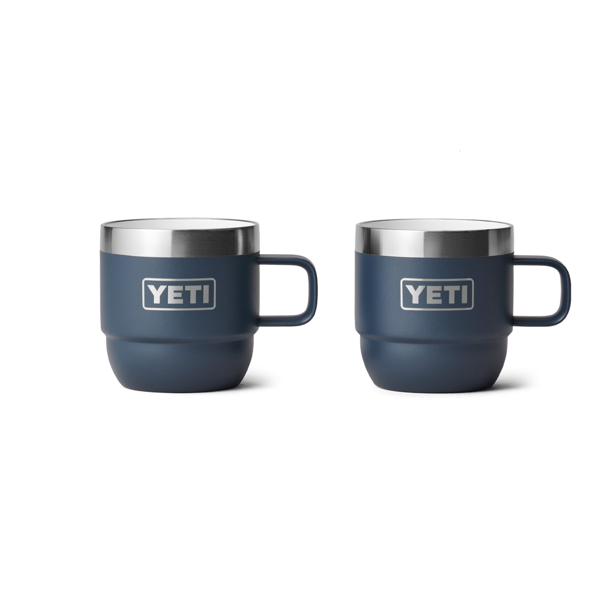 YETI Rambler 6 Oz Stackable Mug in Rescue Red - Set of 2