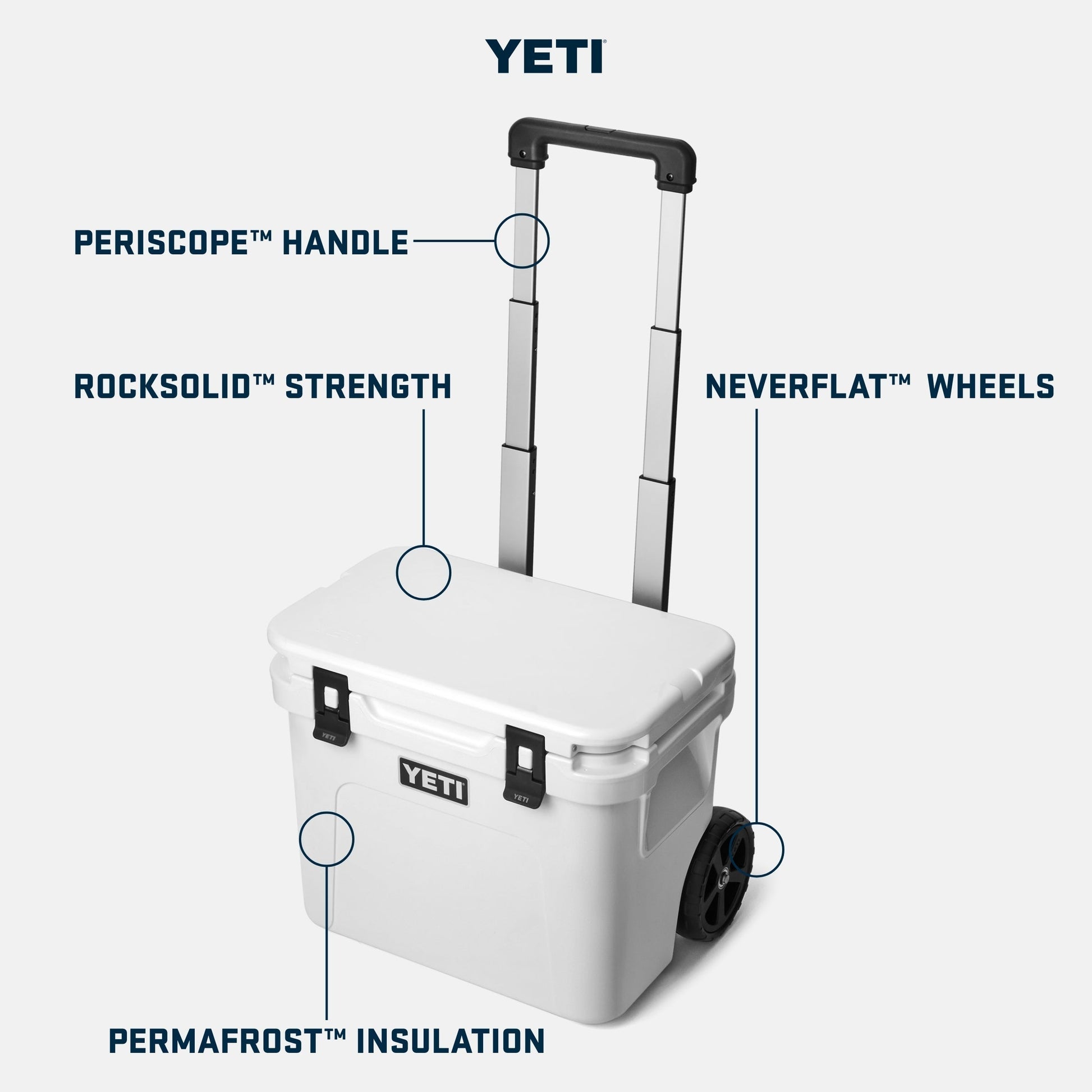 YETI Roadie® 32 Wheeled Cooler White