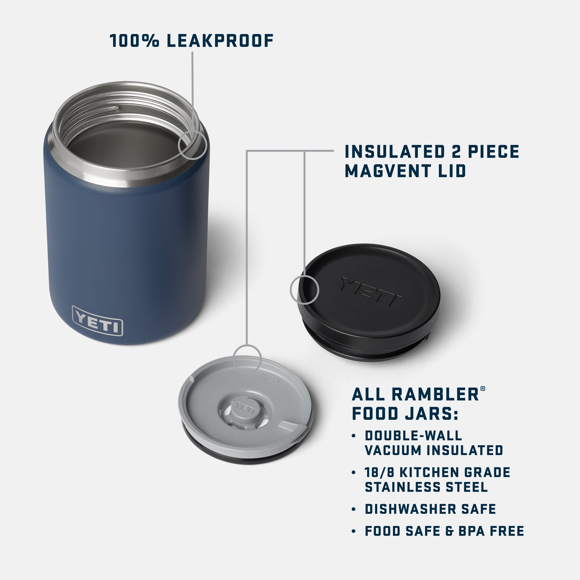 YETI Rambler® 24 oz (710 ml) Insulated Food Jar – YETI EUROPE