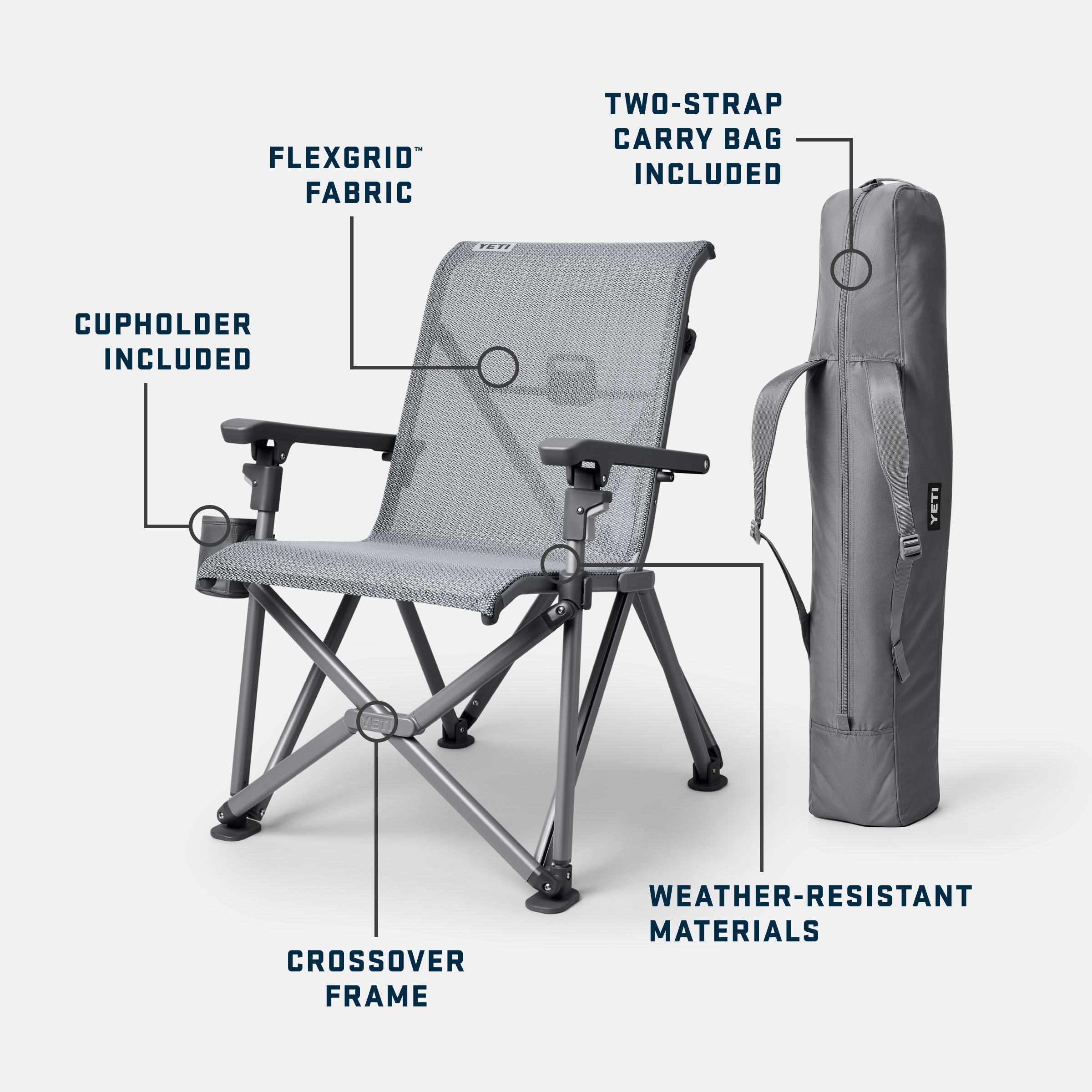 YETI Trailhead Folding Camp Chair – YETI EUROPE