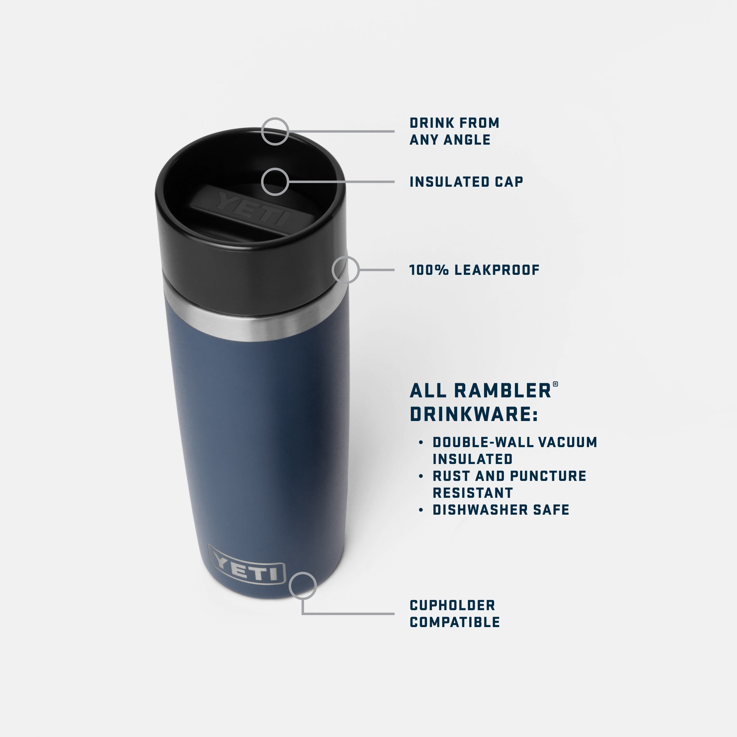 YETI Rambler® 16 oz (473 ml) Travel Bottle – YETI EUROPE