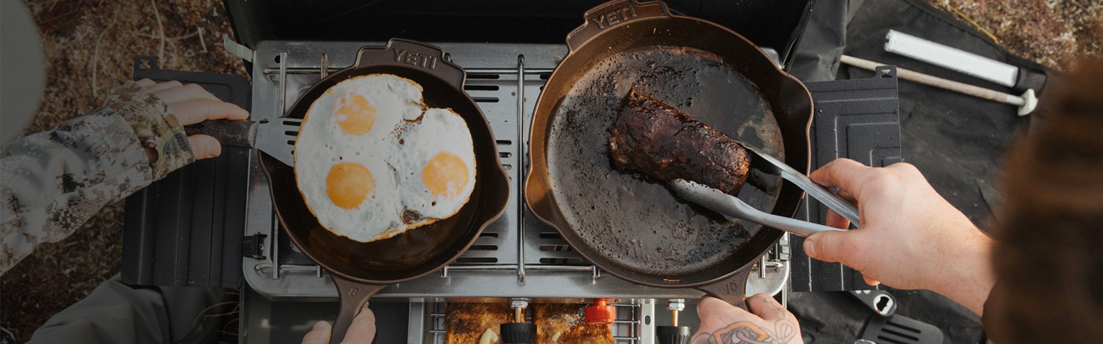 YETI® Cast Iron Skillets: Pre-Seasoned Camp Cookware – YETI EUROPE