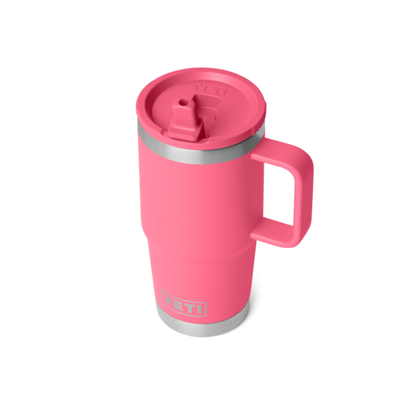 YETI Rambler® 20 oz (591 ml) Travel Straw Mug Tropical Pink