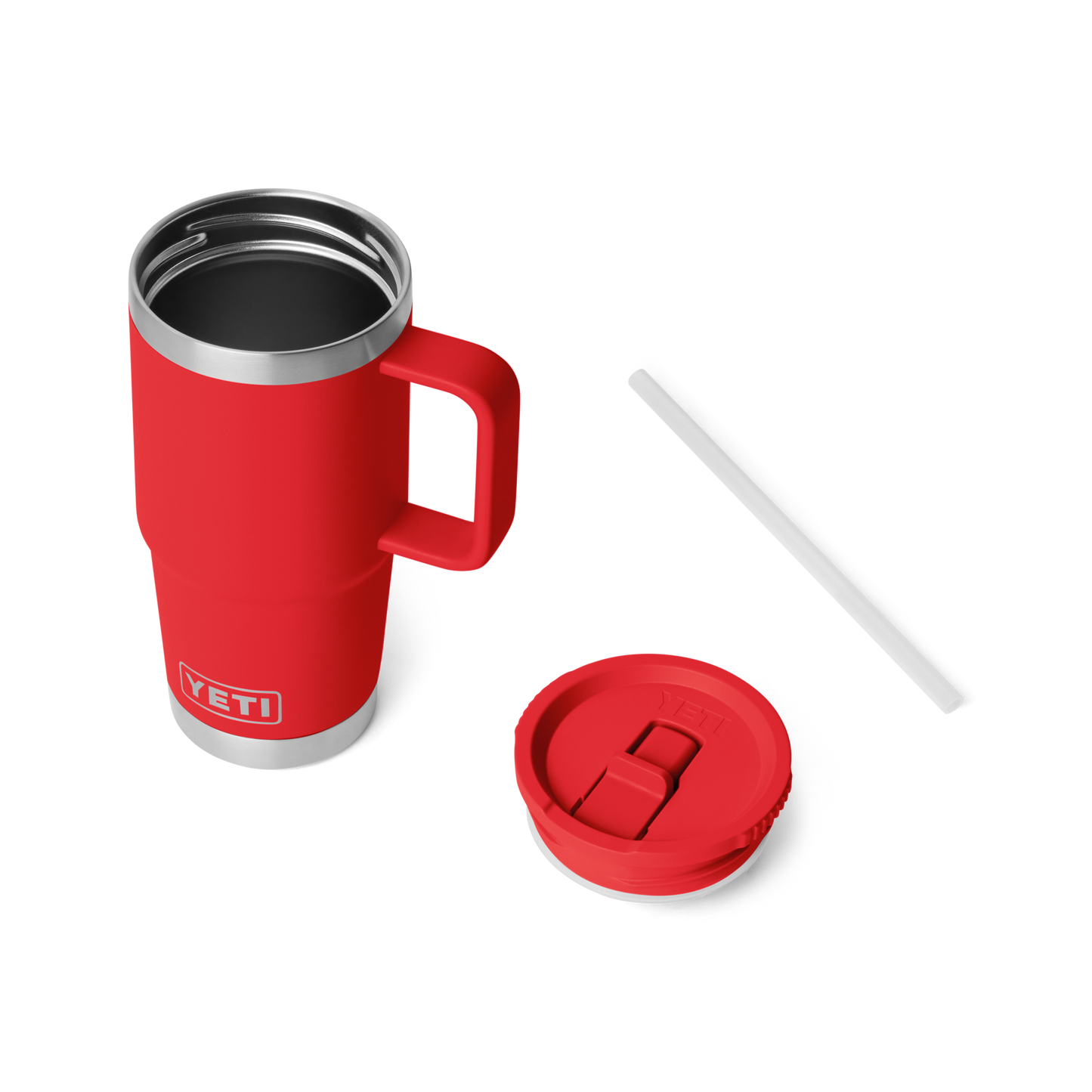 YETI Rambler® 20 oz (591 ml) Travel Straw Mug Rescue Red