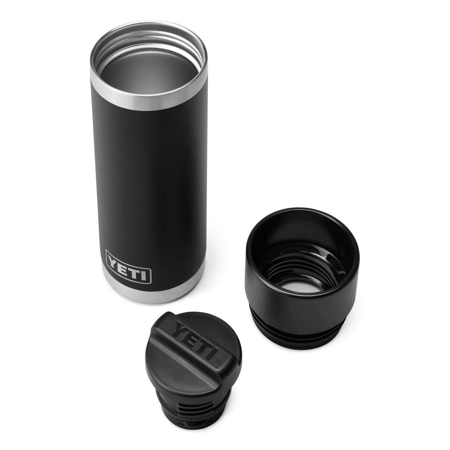 YETI Rambler® 18 oz (532 ml) Bottle With Hotshot Cap Black