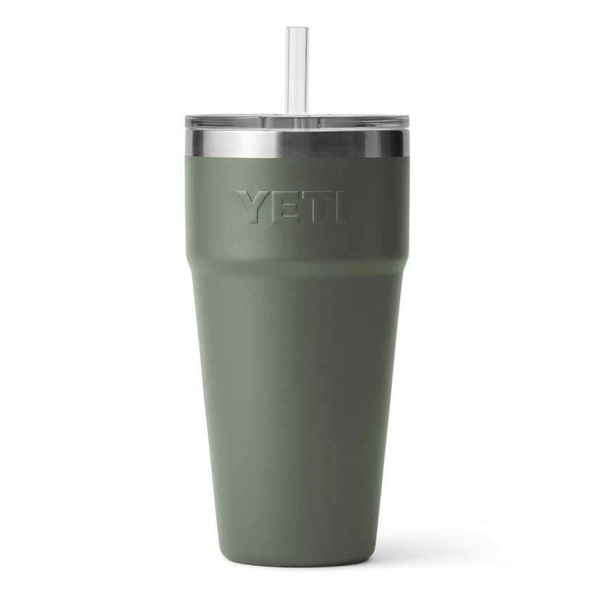 YETI Rambler® 26 oz (760 ml) Straw Cup Camp Green
