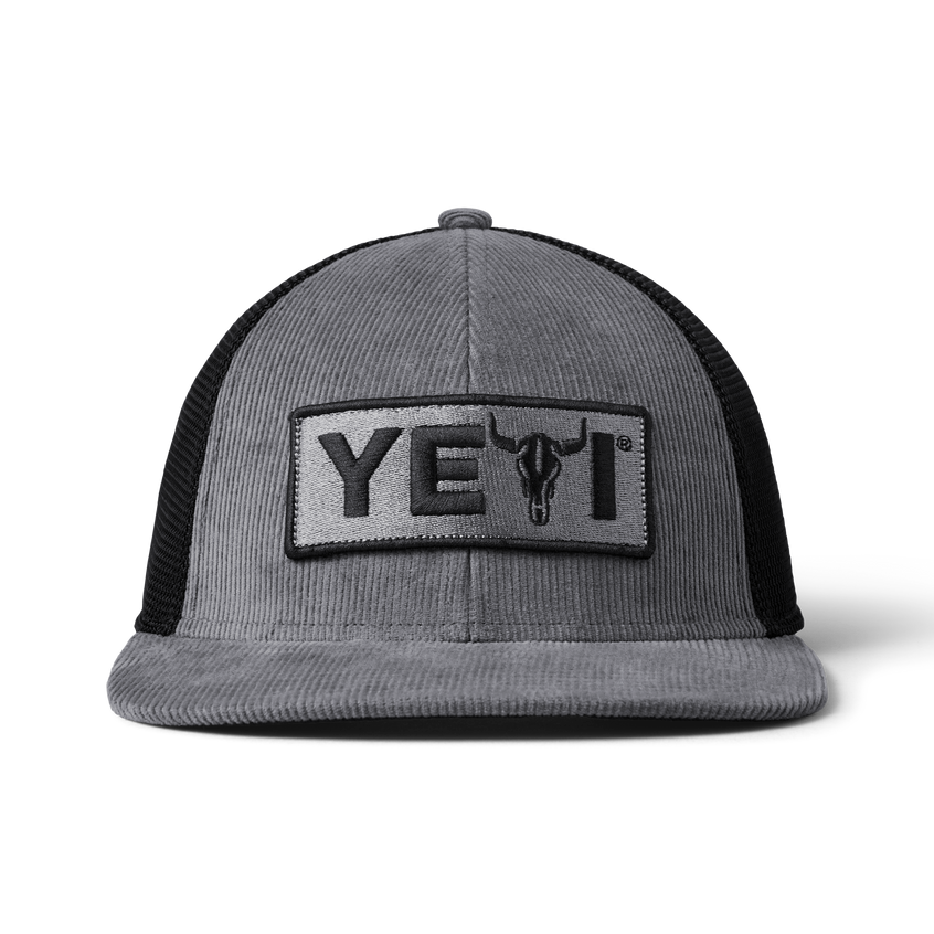 YETI Steer Flat Brim Hat Grey