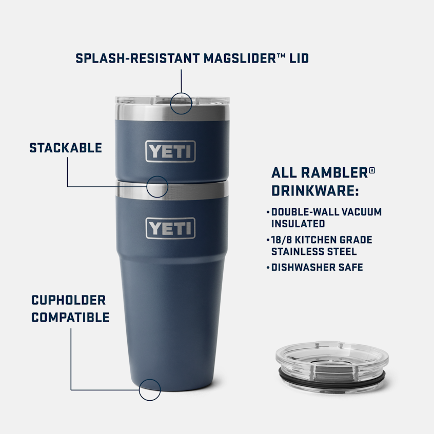 YETI Rambler® 20 oz (591 ml) Stackable Cup Navy