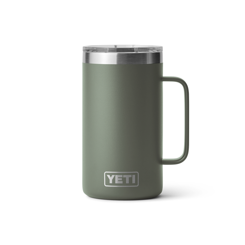YETI Rambler 24 oz Mug, Vacuum Insulated, Stainless Steel with MagSlider  Lid (Canopy Green)