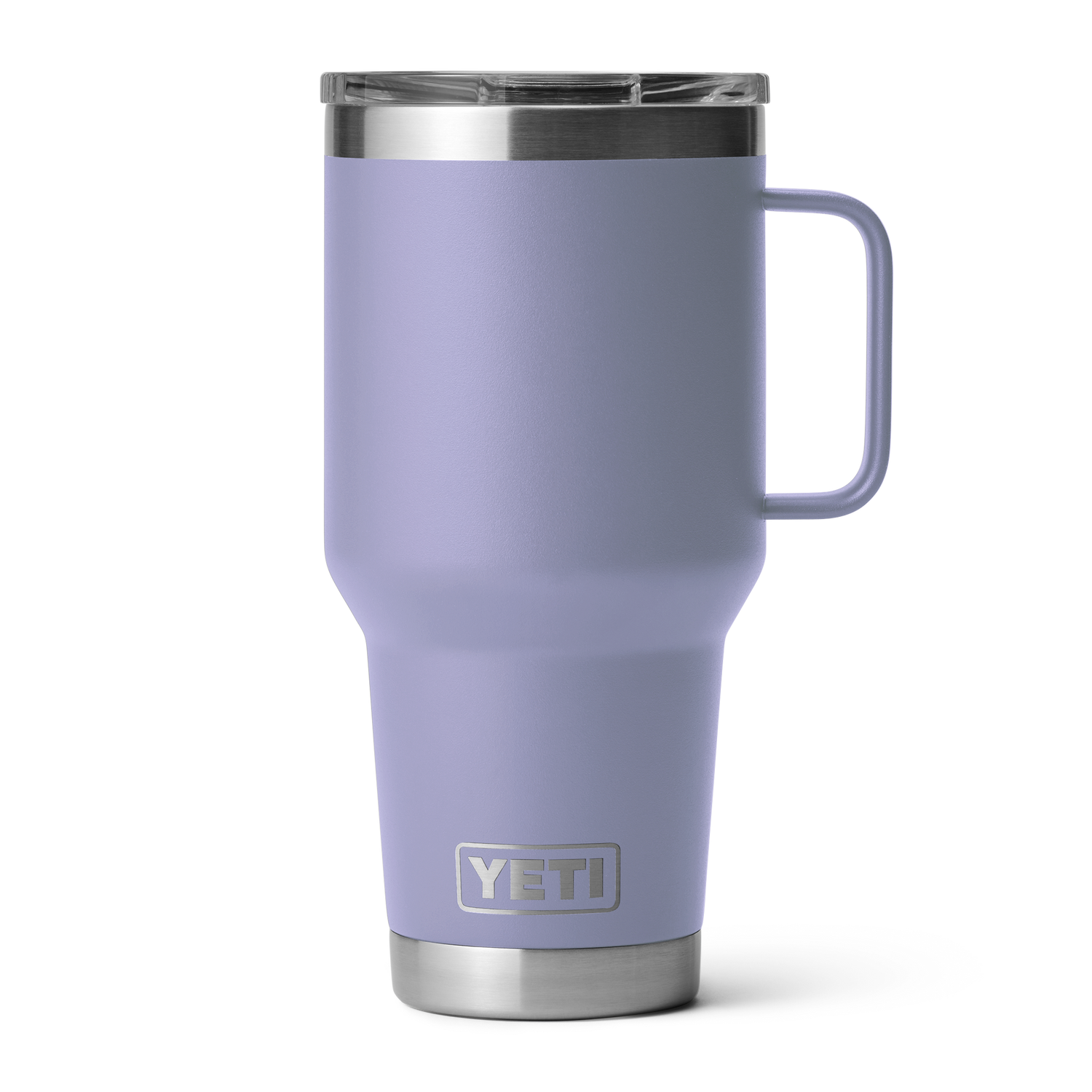 YETI 30 Oz Rambler White Travel Mug Handle & Mag Slider Lid Vacations Logo