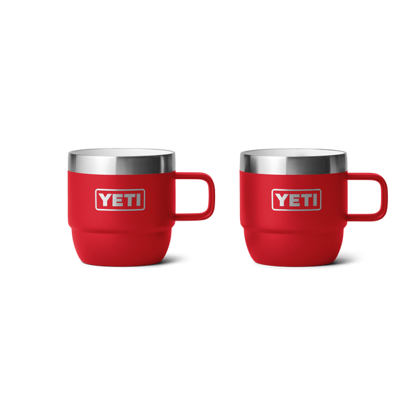 YETI 6オンス(177ML) スタッカブルマグ 2個セット ワインレッド Rambler_6oz_Mug_Rescue_Red_Fro