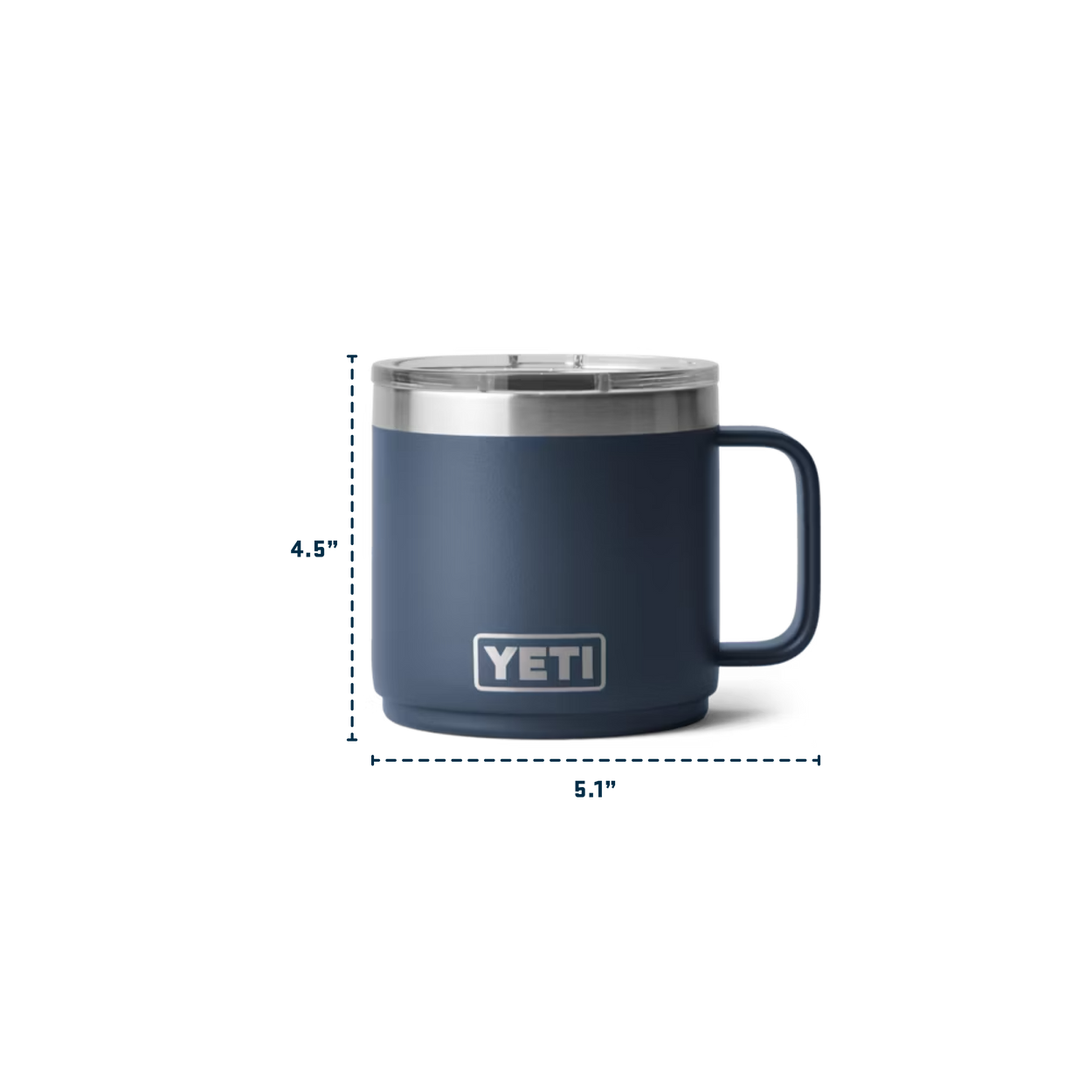 YETI Rambler 14 oz Mug 2個セット（ブラック、ネイビー） Rambler_mug_magslider_lid_14oz