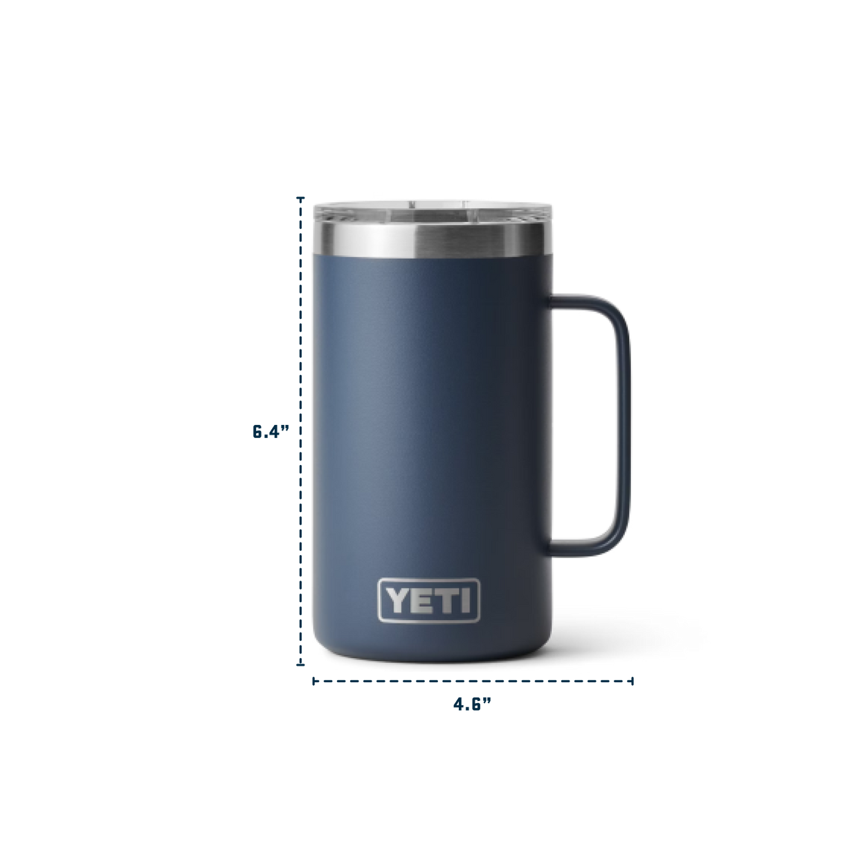バーベキュー・調理用品 YETI Rambler 24 oz Mug Rambler_mug_magslider_lid_24oz