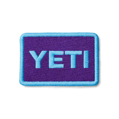 YETI Logo Bage Patch Pace Purple