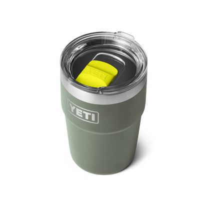 YETI Rambler® 16 oz (473 ml) Stackable Cup Camp Green / Firefly Yellow