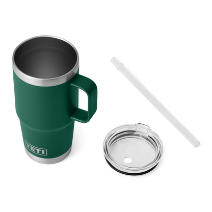 YETI Rambler® 25 oz (739 ml) Straw Mug Black Forest Green