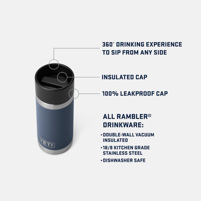 YETI Rambler® 12 oz (354 ml) Bottle With Hotshot Cap Seafoam