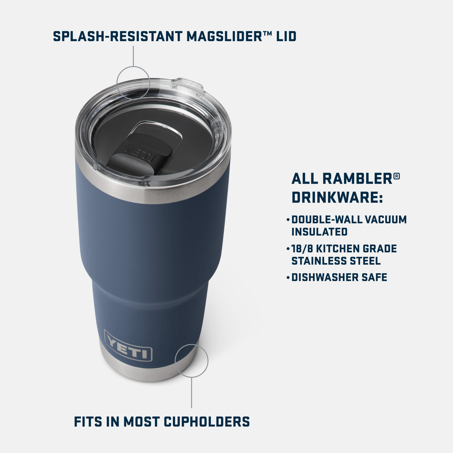 YETI Rambler® 30 oz (887 ml) Tumbler Agave Teal