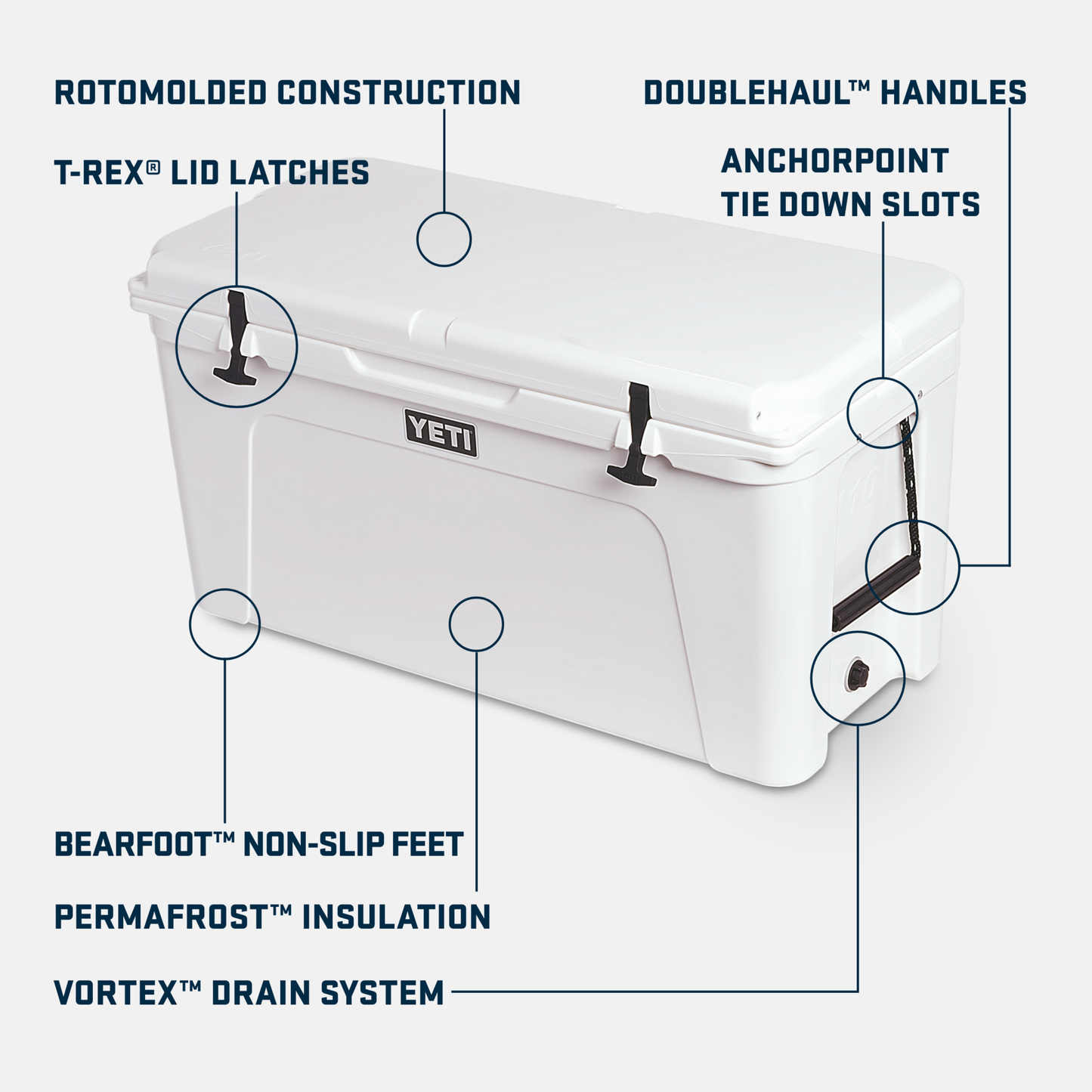 YETI Tundra® 110 Cool Box White