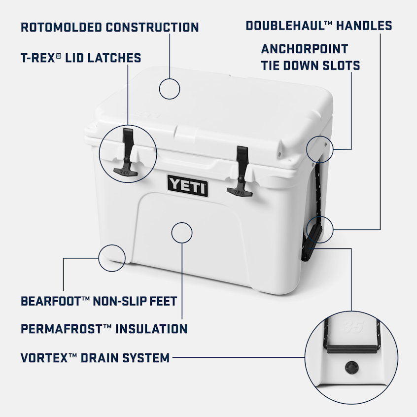 YETI Tundra® 35 Cool Box Rescue Red