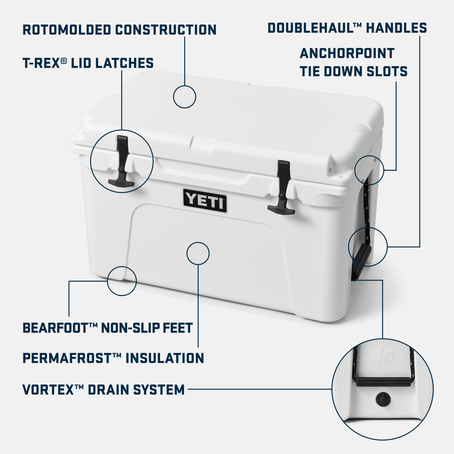 YETI Tundra® 45 Cool Box Nordic Purple