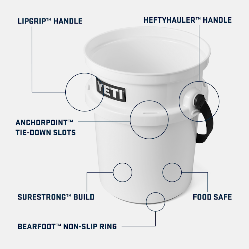 YETI LoadOut® 5-Gallon Bucket Tan