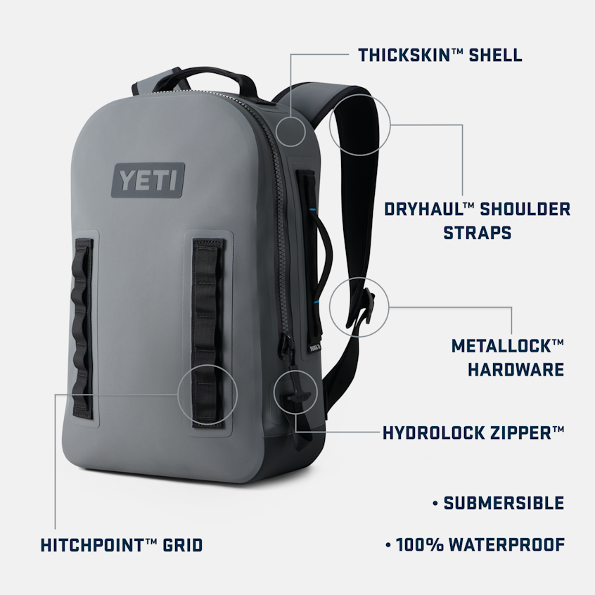 YETI Panga® 28L Waterproof Backpack Black