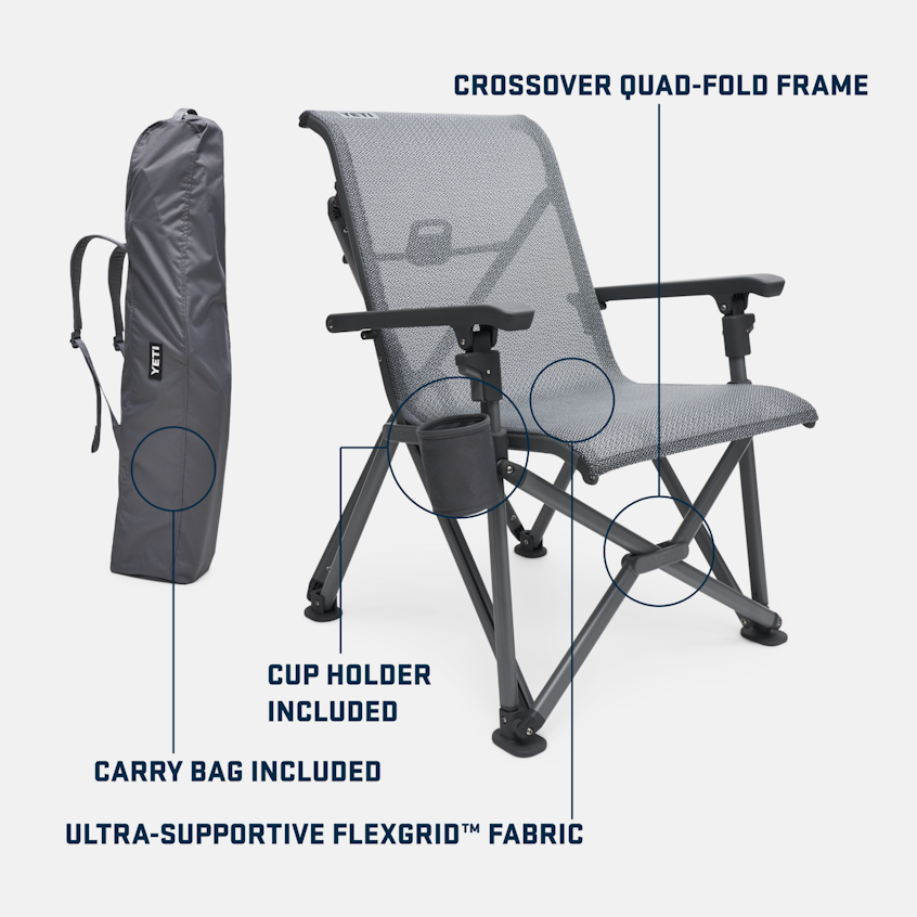 yeti bag chair Trailhead Camp Navy Jake's Toggery making it easy to bring along on extended trips Camping Chair Hondo Yeti Chair