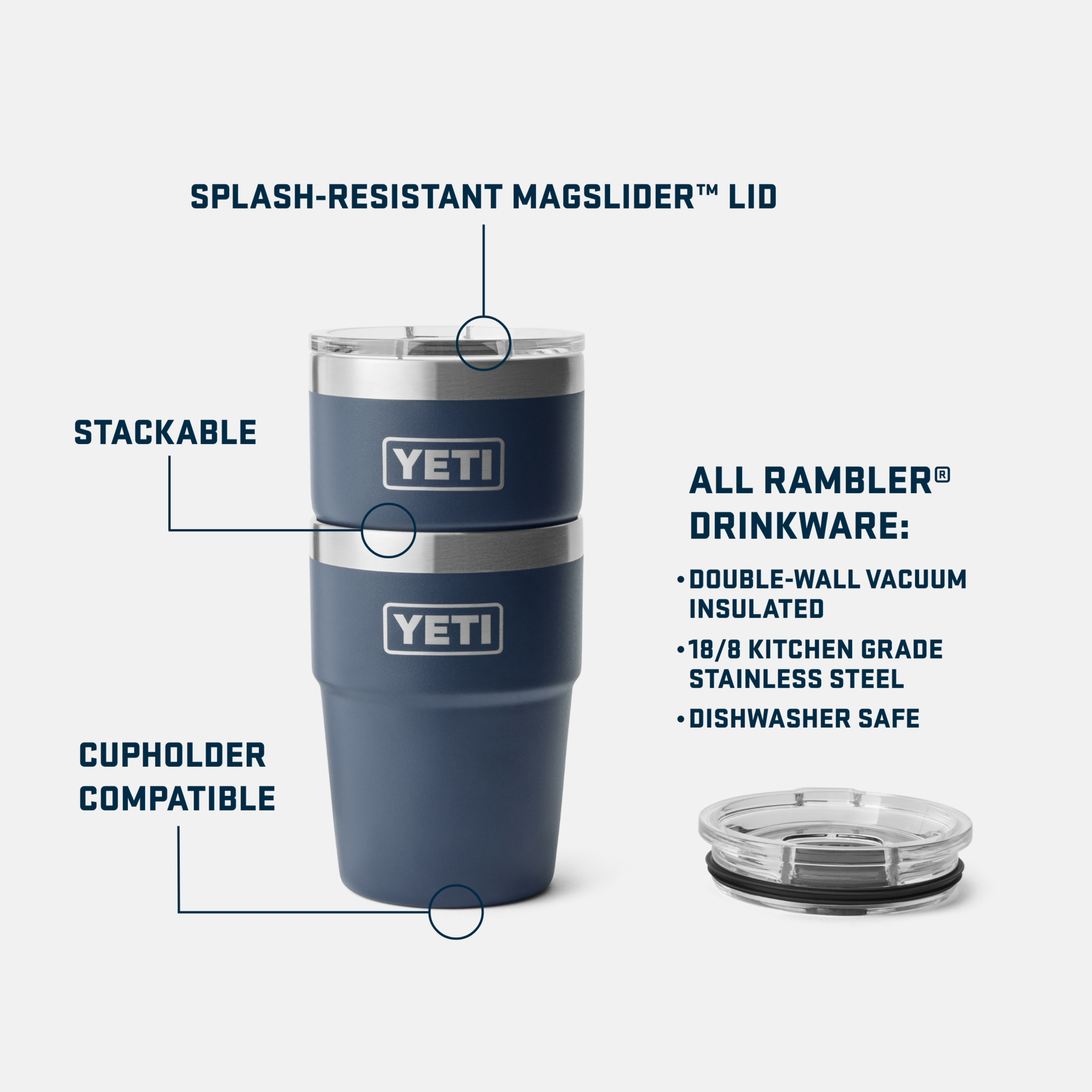 YETI Rambler® 16 oz (473 ml) Stackable Cup – YETI EUROPE YETI Rambler® 16 oz (473 ml) Stackable Cup – YETI EUROPE