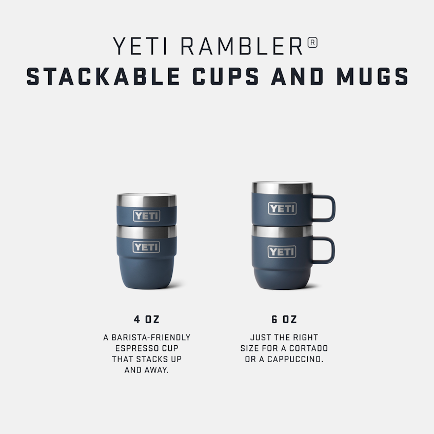 YETI Rambler® 4 oz (118 ml) Stackable Cups – YETI EUROPE YETI Rambler® 4 oz (118 ml) Stackable Cups – YETI EUROPE