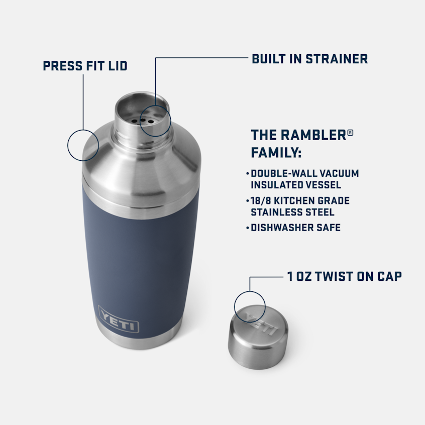 Rambler® 20 oz (591 ml) Cocktail Shaker – YETI EUROPE