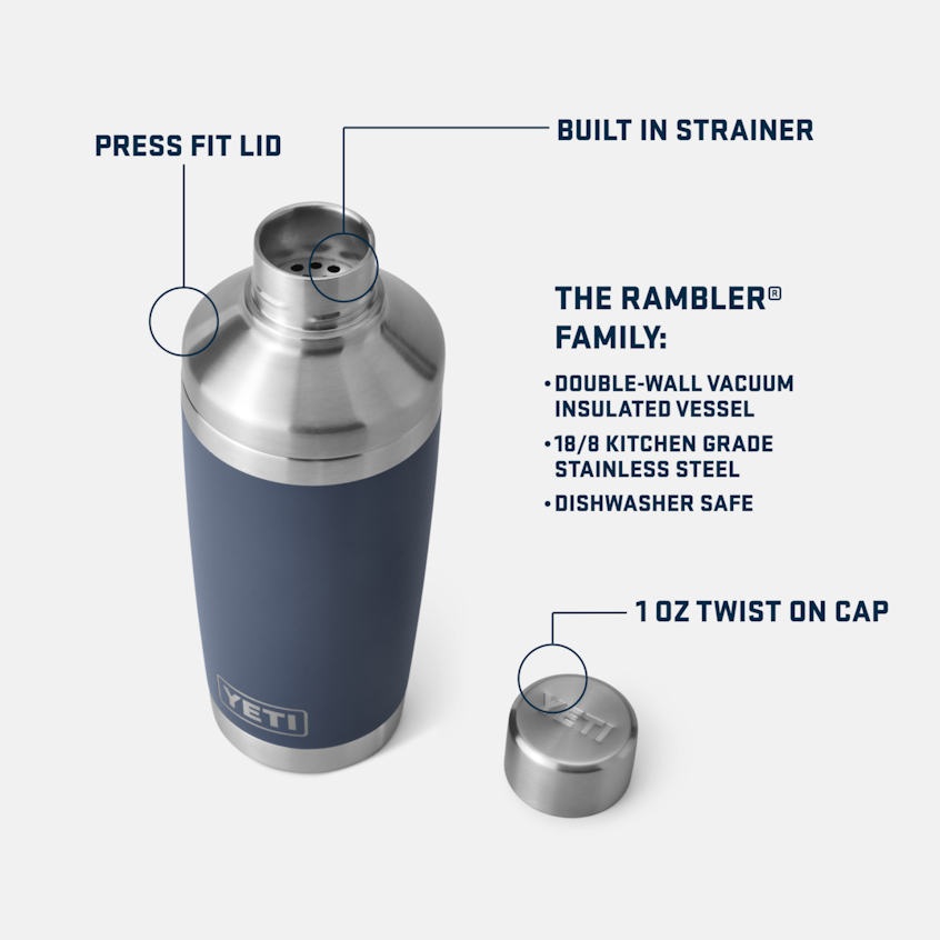 YETI Rambler® 20 oz (591 ml) Cocktail Shaker King Crab