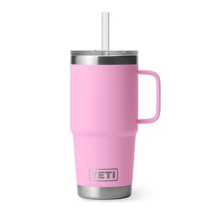 YETI Rambler® 25 oz (710 ml) Straw Mug Power Pink