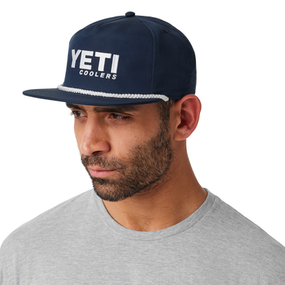 Flat Brim Rope Hat