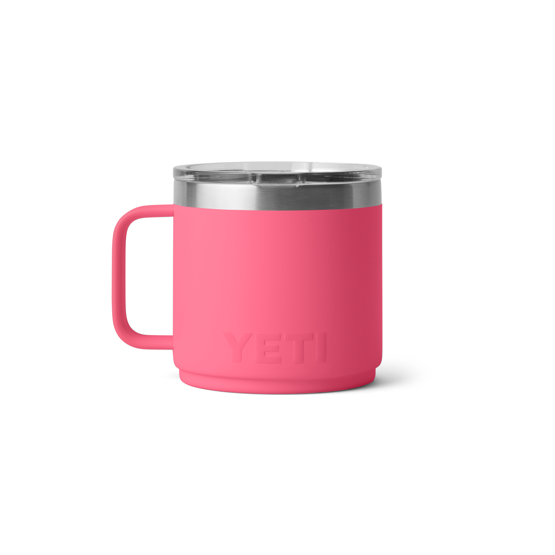 YETI 35 oz mug Power Pink STRAW LID Rambler Mug Cup Handle