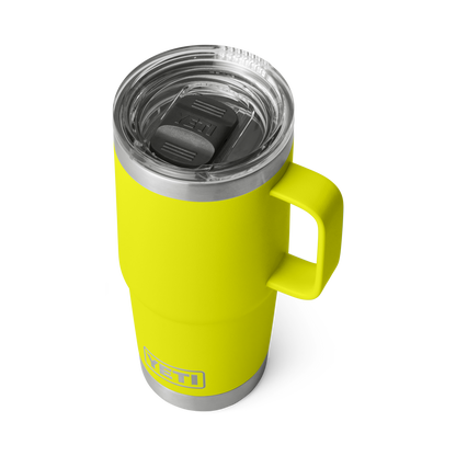 YETI Rambler® 20 oz (591 ml) Travel Mug Firefly Yellow