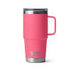 YETI Rambler® 20 oz (591 ml) Travel Mug Tropical Pink